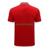 Manchester United Polo d'Entraînement 22-23 Rouge Noir Blanc Pour Homme